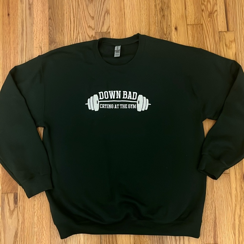 Women’s Taylor Swift Crewneck Sweater Down Bad - size L